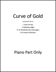 Curve of Gold Instrumental Parts choral sheet music cover Thumbnail